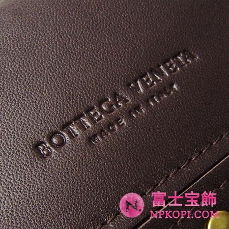 ボッテガ・ヴェネタイントレチャートのレザートートバッグ[コーヒーブラウン]189632 v7781 1375